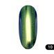 Втирання для нігтів Global Fashion Pea Cock Powder 10