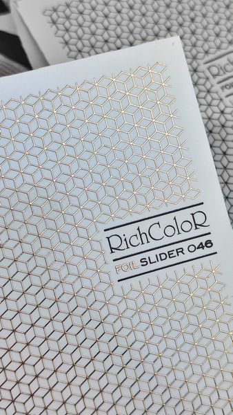 Фольгований слайдер RICHCOLOR FOIL SLIDER #46 RC-SLF-46 фото