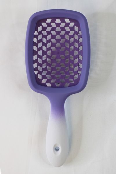 Расческа HollowComb SUPERBRUSH PLUS, Сиреневый с белым HC-LIL-WHT фото