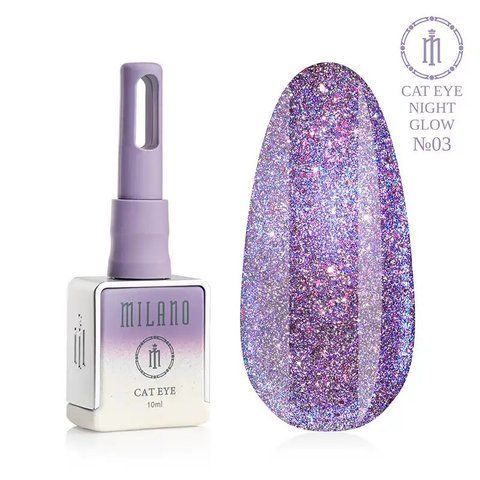 Гель-лак MILANO PREMIUM CAT EYE NIGHT GLOW 03, 10 мл C-000011459 фото