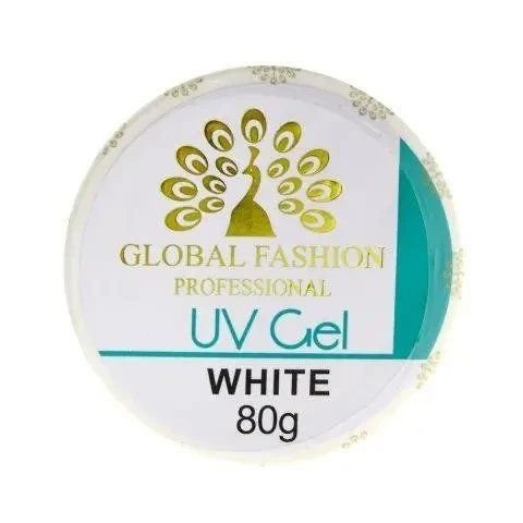 Гель для моделирования ногтей Global Fashion WHITE, 80 мл GF-YELLOW80-06 фото