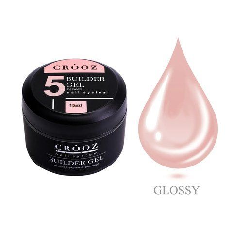 Гель для нарощування CROOZ Builder Gel #5 Caramel, 15 мл CR-24252 фото