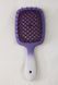 Расческа HollowComb SUPERBRUSH PLUS, Сиреневый с белым HC-LIL-WHT фото 1