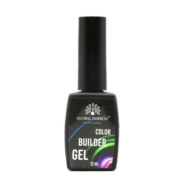 Цветной гель для наращивания Global Fashion Color Builder Gel 10, 12 мл 18963 фото