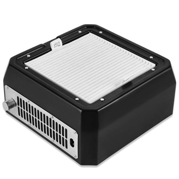 Вытяжка для маникюра с HEPA-фильтром настольная MicroSTOP Base, Черная MS-5225 фото