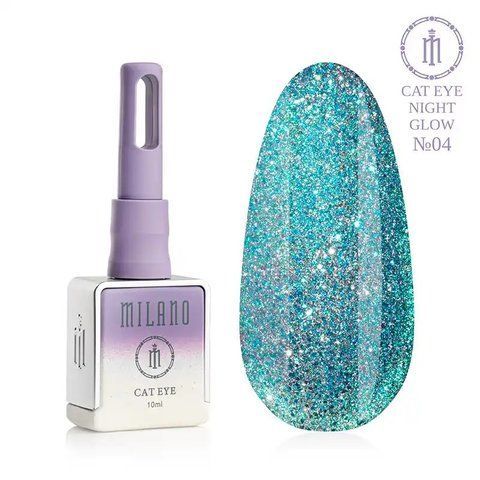 Гель-лак MILANO PREMIUM CAT EYE NIGHT GLOW 04, 10 мл C-000011460 фото