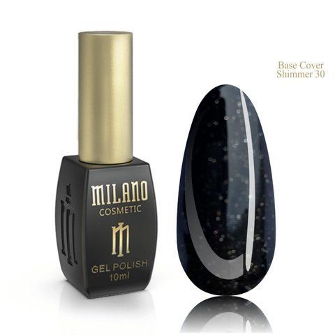 Базовое цветное покрытие с шиммером MILANO Color Shimmer Base 30, 10 мл C-000001400 фото