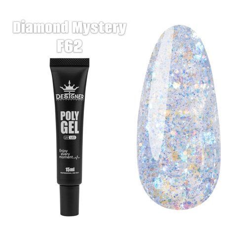 Полігель Designer Professional Polygel F62, 15 мл DP-POL15-F62 фото