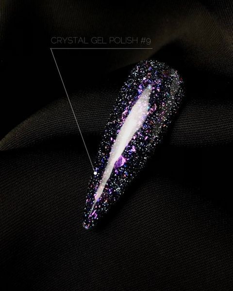 Світловідбивний гель-лак Crooz Crystal Polish #9, 8 мл CR-GEL-CRYS09 фото