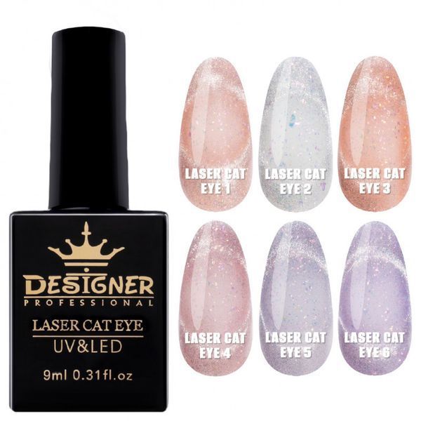 Гель-лак Designer Professional Laser Cat Eye, 9 мл, 05 DP-LCE-05 фото