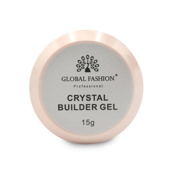 Прозрачный моделирующий гель Global Fashion Crystal Builder Gel, 15 г GF-CRYST-01 фото