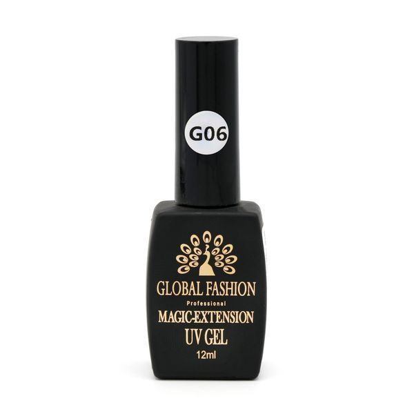 Гель Global Fashion с шиммером Magic-Extension, 12 мл, № 6 9039 фото