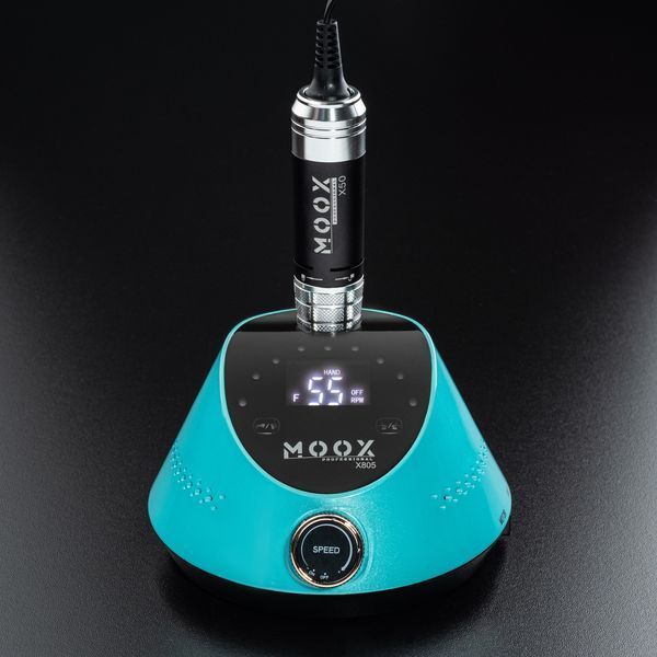Фрезер для манікюру та педикюру MOOX X 805 55&nbsp;000 об/хв 80 W Бірюзовий Moox-805-Az фото