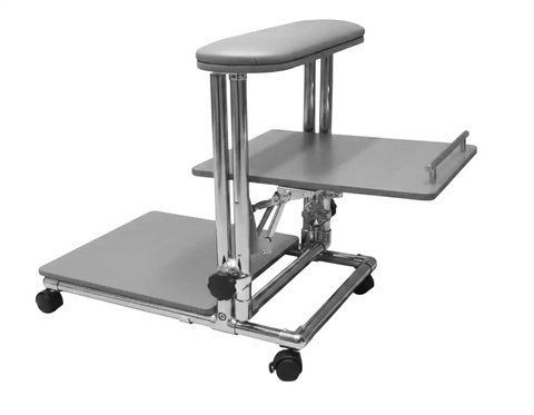 Педикюрна підставка Mr Helix, потрійна, на коліщатках, сіра (ЗНИЖКА &mdash; 500 грн.) MH-PODO3-UC фото