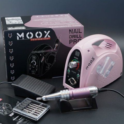 Фрезер для манікюру та педикюру MOOX X 806 55&nbsp;000 об/хв, 80 W, Pink Moox-806-PIN фото