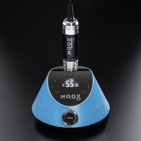 Фрезер для манікюру та педикюру MOOX X 805 55&nbsp;000 об/хв 80 W Синій Moox-805-B фото