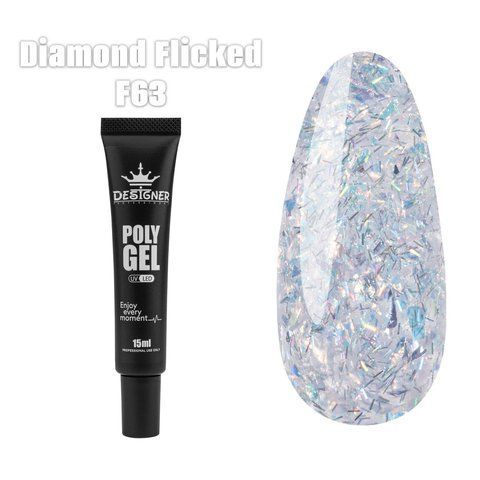 Полігель Designer Professional Polygel F63, 15 мл DP-POL15-F63 фото
