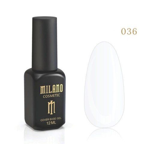 Цветная каучуковая база MILANO Cover Base #36, 12 мл C-000003284 фото