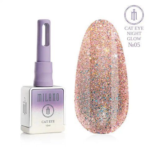 Гель-лак MILANO PREMIUM CAT EYE NIGHT GLOW 05, 10 мл C-000011461 фото