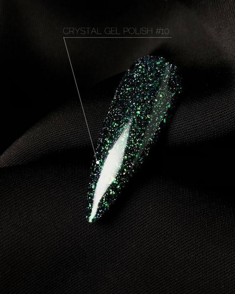 Світловідбивний гель-лак Crooz Crystal Polish #10, 8 мл CR-GEL-CRYS10 фото
