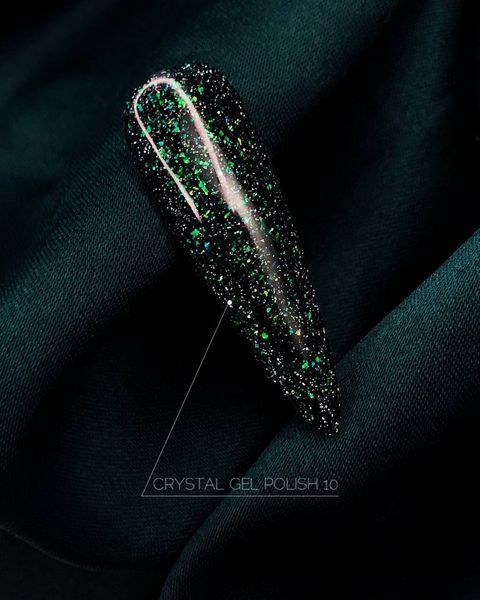 Світловідбивний гель-лак Crooz Crystal Polish #10, 8 мл CR-GEL-CRYS10 фото
