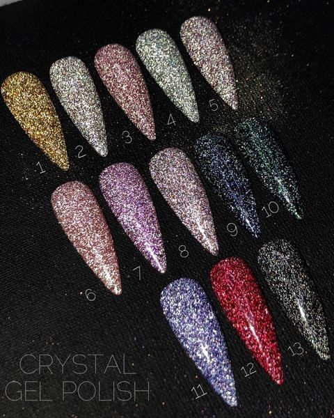 Світловідбивний гель-лак Crooz Crystal Polish #10, 8 мл CR-GEL-CRYS10 фото
