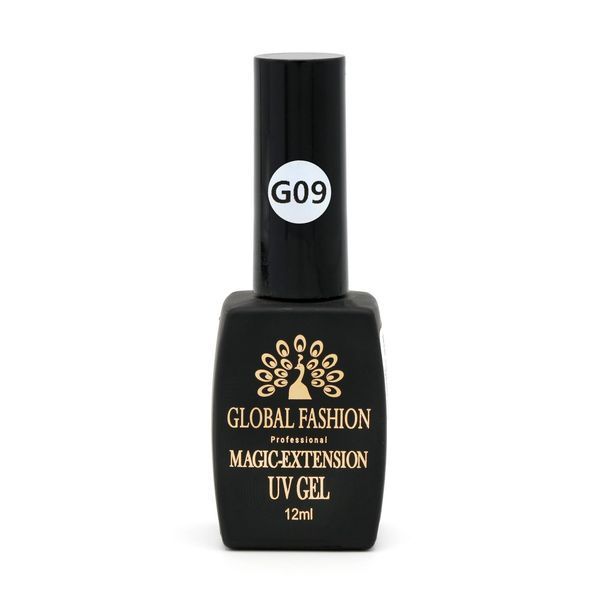 Гель Global Fashion з шимером Magic-Extension, 12 мл, № 9 9042 фото