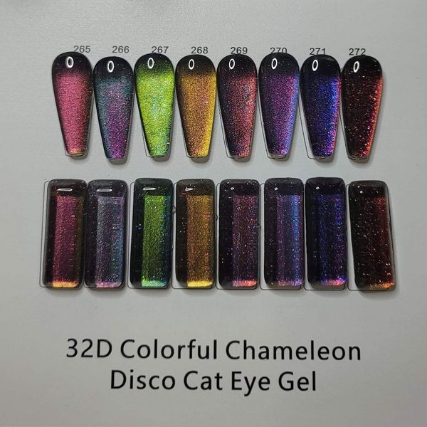 Гель-лак Global Fashion 32D Chameleon Disco 265, 8 мл 22844 фото