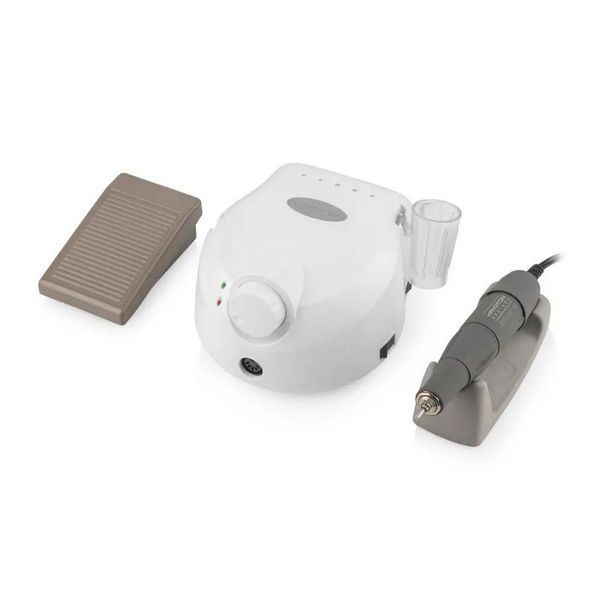 Фрезер для маникюра KRYPTON XPS-400 WHITE/GRAY + лампа SUN1 ОРИГИНАЛ и подлокотник в подарок XPS-400-W/G-PR фото