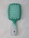 Расческа HollowComb SUPERBRUSH PLUS, Зеленый с белым HC-GR-WHT фото 1