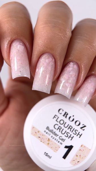 Гель для нарощування CROOZ Flourish Crush Builder Gel #01, 15 мл 2964290037 фото