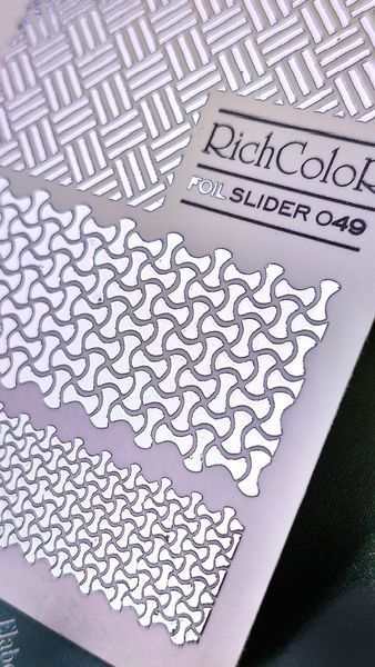 Фольгований слайдер RICHCOLOR FOIL SLIDER #49 RC-SLF-49 фото