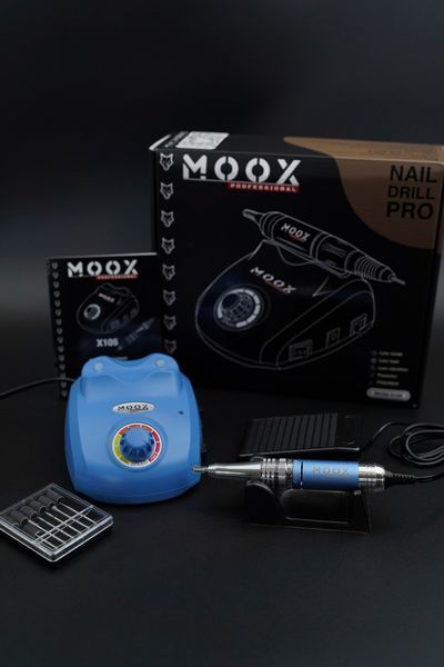 Фрезер для манікюру і педикюру MOOX X105 45 000 об / хв 65W, Sky Blue Moox-105-SB фото