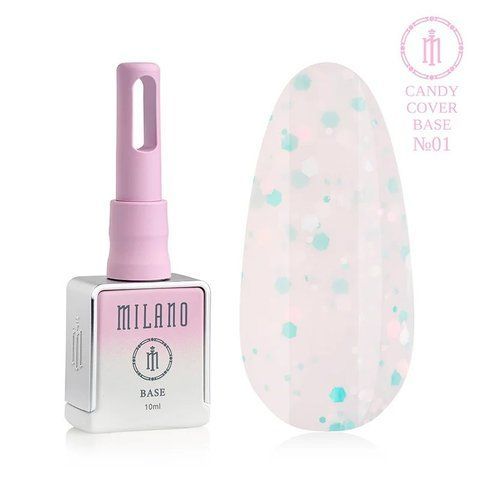 Камуфлирующая база MILANO PREMIUM CANDY COVER BASE 01, 10 мл C-000011505 фото