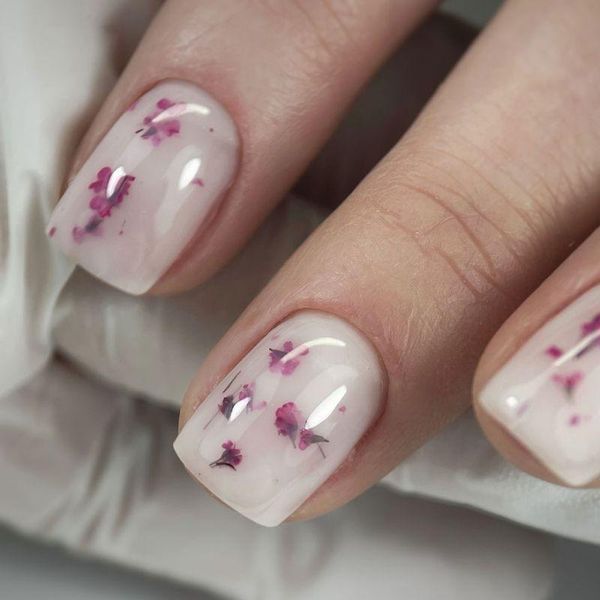 Гель с сухоцветами SAGA Liquid Floral Gel #01, 15 мл SAGA-LF-01 фото