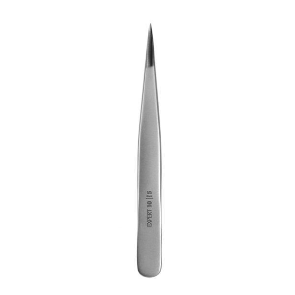 Пінцет для брів STALEKS EXPERT 10 TYPE 5 (з точковими кромками для точкової корекції брів) TE-10/5 фото