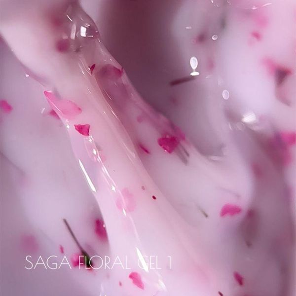 Гель с сухоцветами SAGA Liquid Floral Gel #01, 15 мл SAGA-LF-01 фото