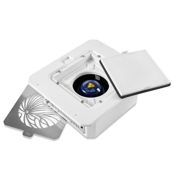 Встраиваемая вытяжка для маникюра с HEPA-фильтром MicroSTOP Prof, Белая MS-5133 фото