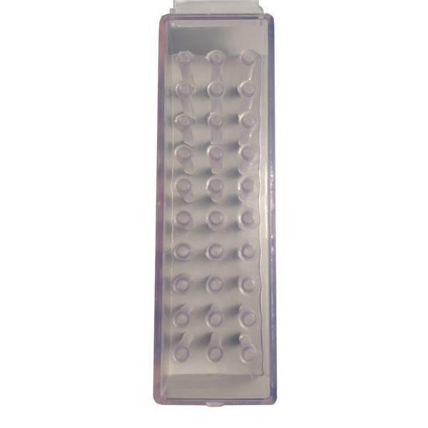 Футляр для маникюрных фрез на 30 ячеек, Прозрачный FMF-30CL фото