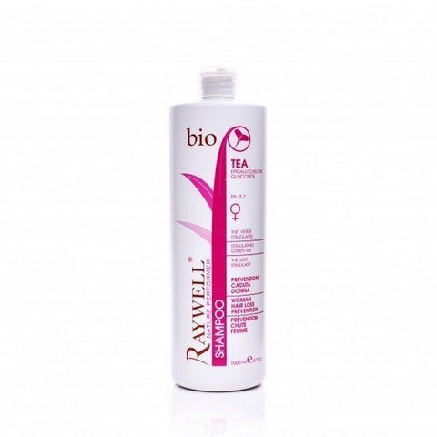 Шампунь против выпадения волос для женщин Raywell BIO TEA, 1000ml RR331 фото