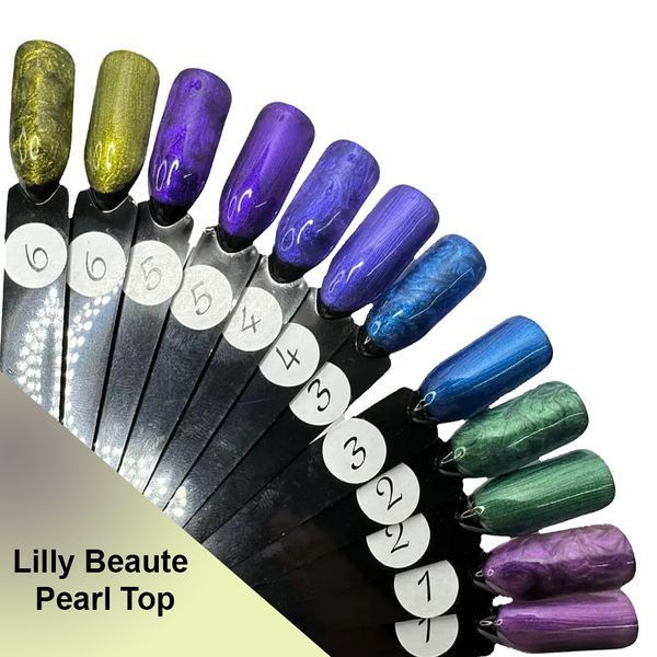 Перламутровий топ Lilly Beaute Pearl Top #4, 12 мл LB-TOP-PEARL-04 фото