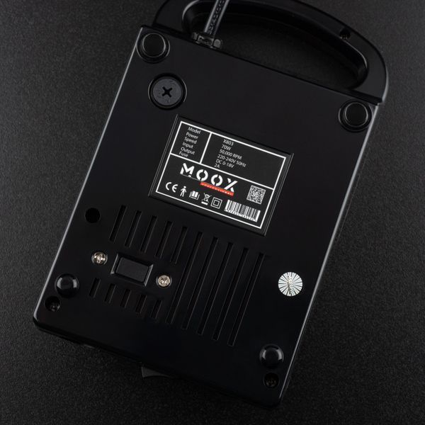 Фрезер для манікюру і педикюру MOOX X 803, 50 000 об/хв, 70W, Black Moox-803-BLK фото