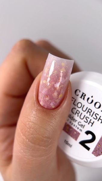 Гель для нарощування CROOZ Flourish Crush Builder Gel #02, 15 мл 2964315667 фото