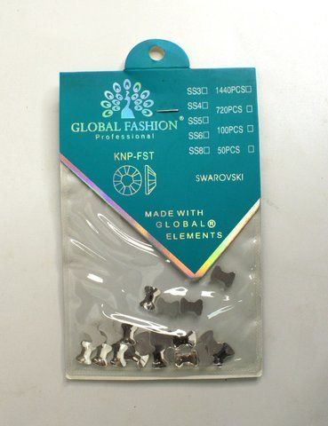 Крупный декор для ногтевого дизайна, Бабочки Clear, 20 шт GF-DECB-09 фото