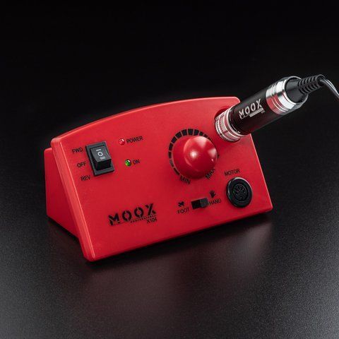 Фрезер для манікюру і педикюру MOOX X104 45 000 об / хв 65W Червоний Moox-104-Red фото