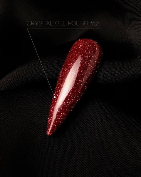 Світловідбивний гель-лак Crooz Crystal Polish #12, 8 мл CR-GEL-CRYS12 фото
