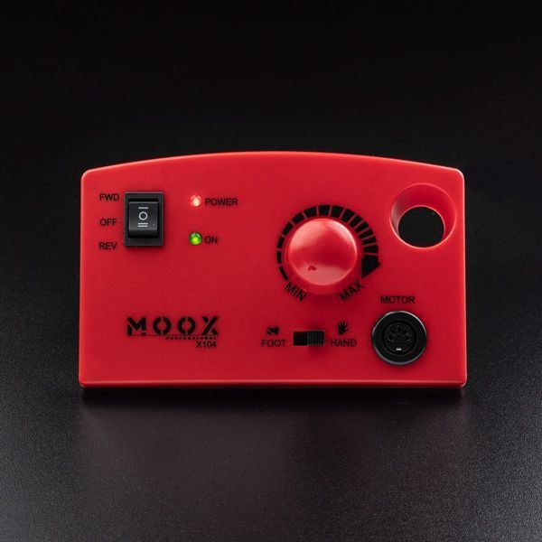 Фрезер для маникюра и педикюра MOOX X104, 45 000 об/мин, 65W, Красный Moox-104-Red фото