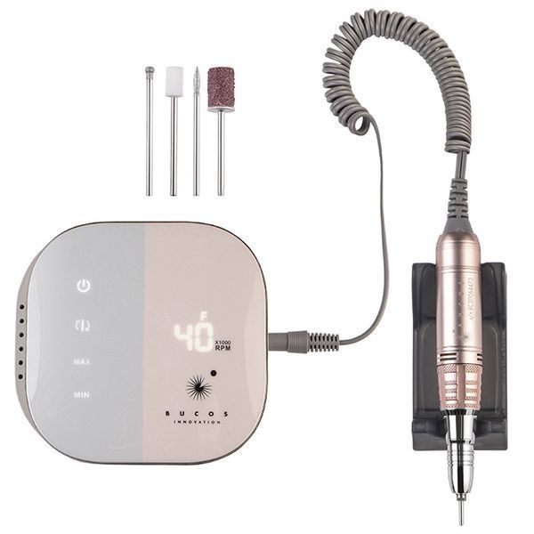 Фрезер для маникюра Bucos Nail Drill X1 PRO, 65 Вт, 40&nbsp;000 об/мин, BLUSH PINK BUCOS-X1-BP фото