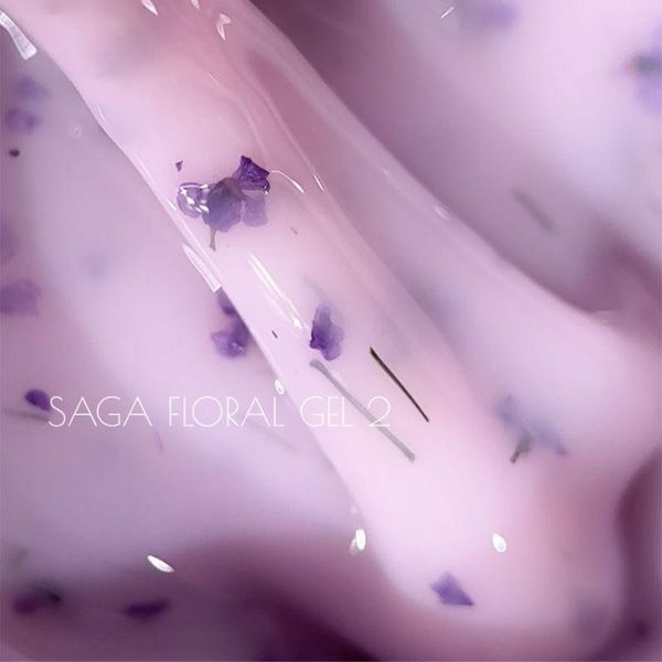 Гель с сухоцветами SAGA Liquid Floral Gel #02, 15 мл SAGA-LF-02 фото
