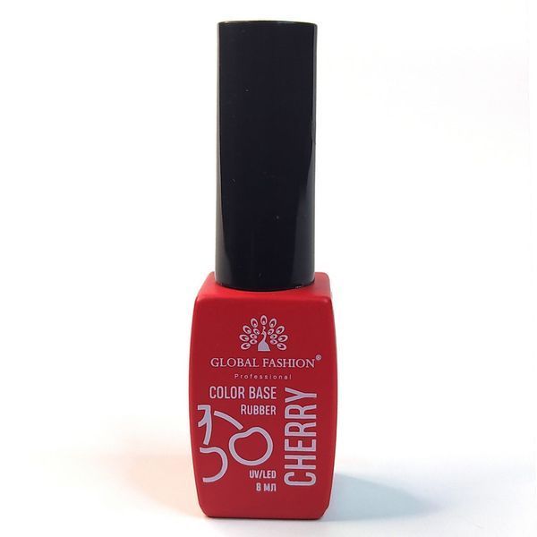 Кольорова база каучукова Global Fashion Color Cherry Base, 8 мл, 04 GF-CRB-04 фото